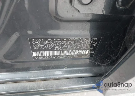 2006 Lexus Ls 430 из США, поврежденный, VIN JTHBN36F665053061